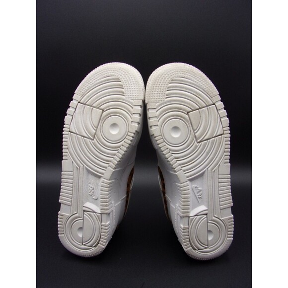 Nike Shoes Womens 7.5 Air Force 1 Pixel SE White Leopard Sneakers CV8481-100 - Picture 6 of 13